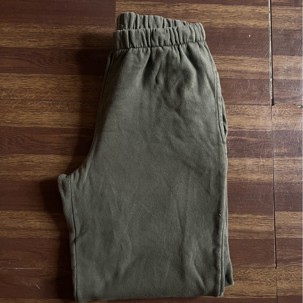 Olive Green Women Sweatpants